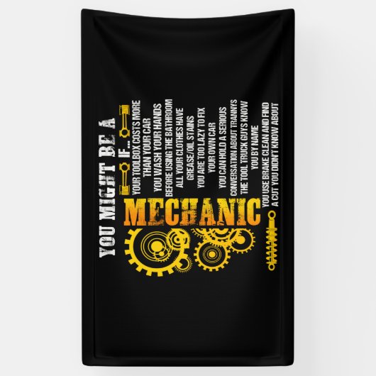 機械の整備士もしの理由 横断幕 (縦)