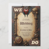 機械の鼓動する中心 招待状 (正面)