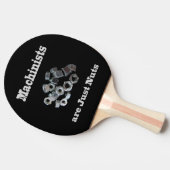 機械は実だユーモアのある 卓球ラケット (横)