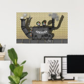 機械を閉じる ポスター (ホームオフィス)