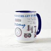 機械エンジニアが完成!アンティーク機械 マグカップ (正面右)