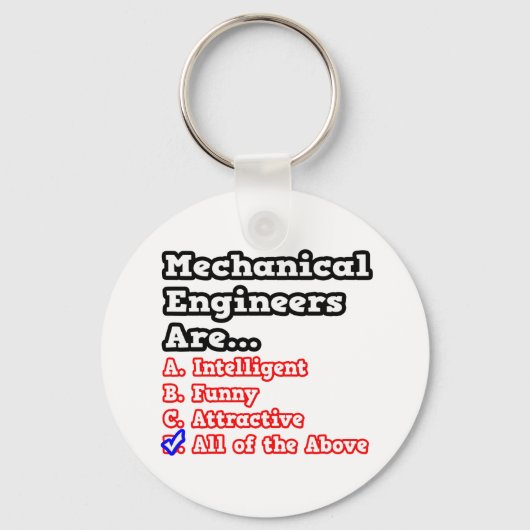 機械エンジニアクイズ…ジョーク キーホルダー (正面)