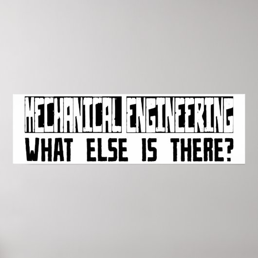 機械エンジニアリング他に何がある? ポスター (正面)