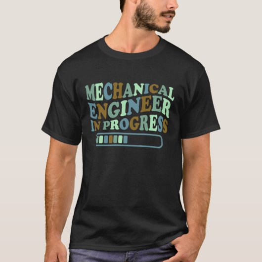 機械エンジニアリング学校機械工学 Tシャツ (正面)