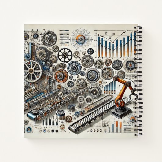 機械エンジニアリング:革新、デザイン、構築 ノートブック (裏面)