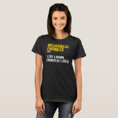 機械エンジニア定義Mechanicalエンジン Tシャツ (正面フル)