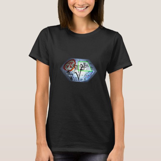 機械エンジニア 数学者 Tシャツ (正面)