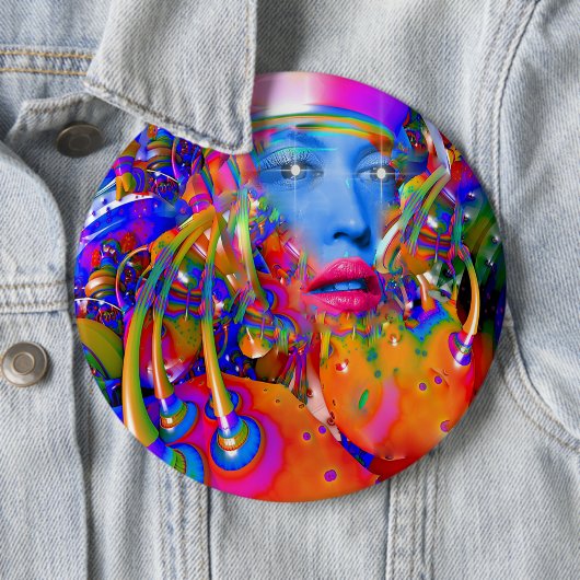 機械オーガニックボタン 缶バッジ (インサイチュ)