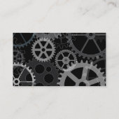 機械ギアの専門の名刺 名刺 (裏面)