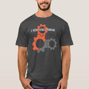 機械ギアのTシャツ Tシャツ