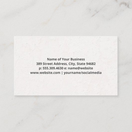 機械ギアロゴ 名刺 (裏面)