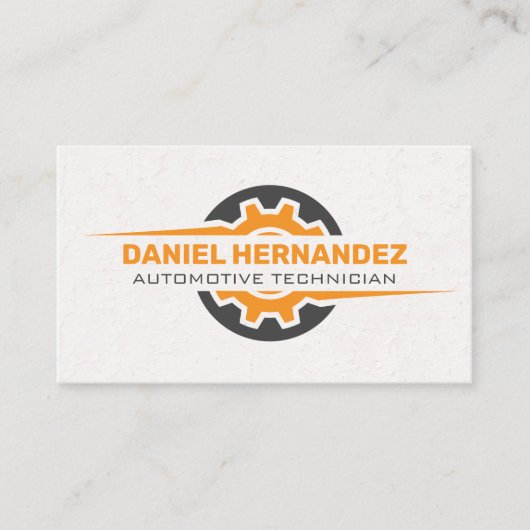 機械ギアロゴ 名刺 (正面)