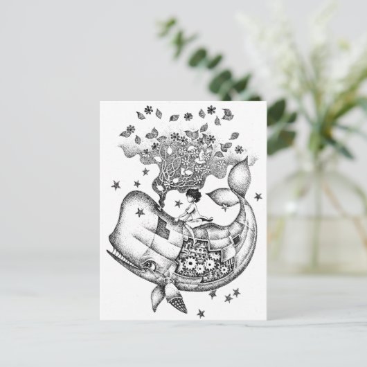 機械クジラ ポストカード (スタンド正面)