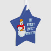 機械クール技術者 オーナメント (正面)