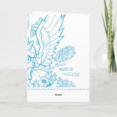 機械スカル誕生日 カード (裏面)