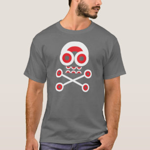 機械スカルT Tシャツ