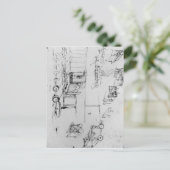 機械デザイン、フォル。367r-b ポストカード (スタンド正面)