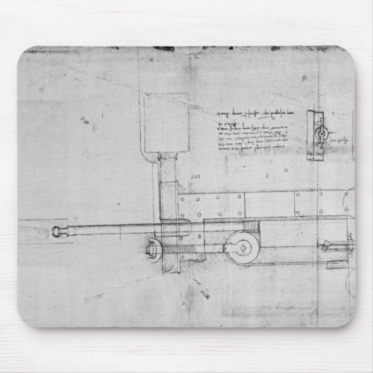 機械ボルトの図表 マウスパッド (正面)