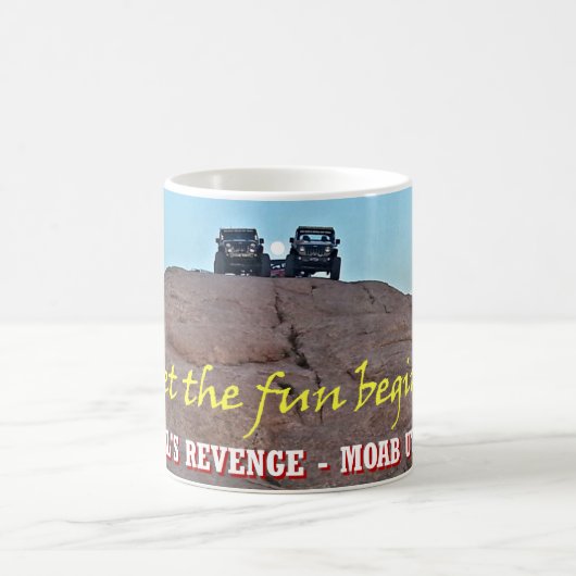 機械モアブユタのコーヒー・マグ上の月 コーヒーマグカップ (中央)