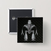 機械ロボット漫画 缶バッジ (正面&裏面)