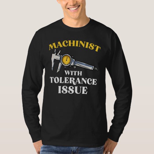 機械作業機械作業者工具計画 Tシャツ (正面)