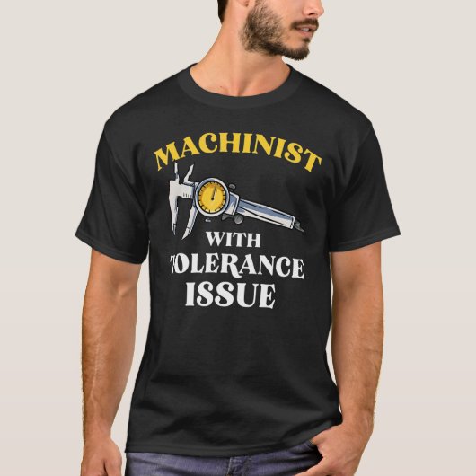 機械作業機械作業者工具計画 Tシャツ (正面)