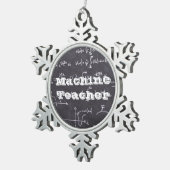 機械先生 スノーフレークピューターオーナメント (右)