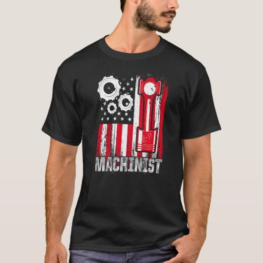 機械加工オペレータ機械加工1 Tシャツ (正面)
