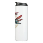 機械加工クールスチームパンクドラゴンフライ – ドラゴンフライ –  タンブラー (回転右)