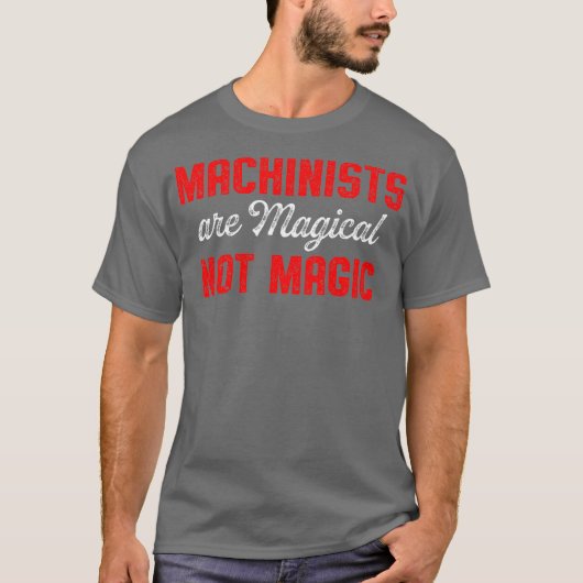 機械加工スキルマシンオペレータ機械加工 Tシャツ (正面)