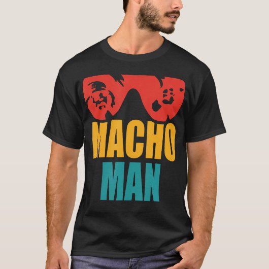 機械加工マンおもしろいヴィンテージ版 Tシャツ (正面)