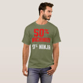 機械加工忍者工作機械オペレーター Tシャツ (正面フル)