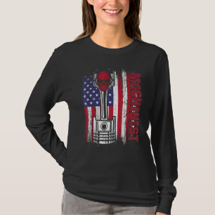 機械加工機操作子加工11 Tシャツ