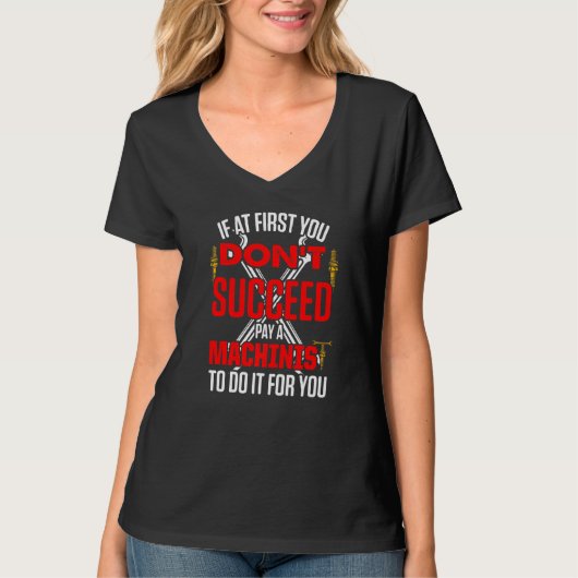 機械加工機操作子加工11 Tシャツ (正面)