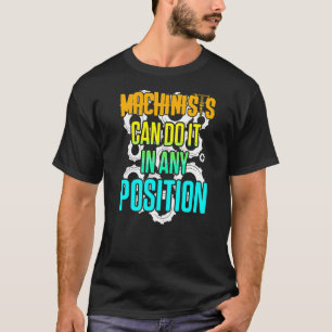 機械加工機操作子加工12 Tシャツ