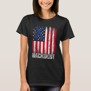 機械加工機操作子加工13 Tシャツ