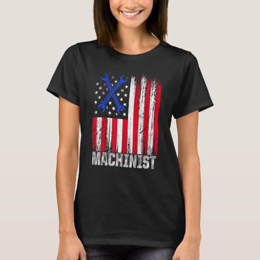 機械加工機操作子加工13 Tシャツ (正面)