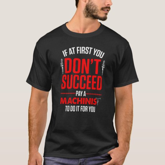 機械加工機操作子加工14 Tシャツ (正面)