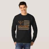 機械加工機操作子機械加工22 Tシャツ (正面フル)