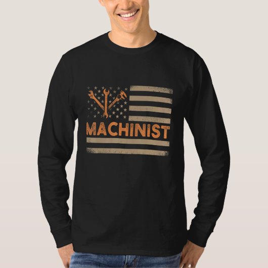 機械加工機操作子機械加工22 Tシャツ (正面)