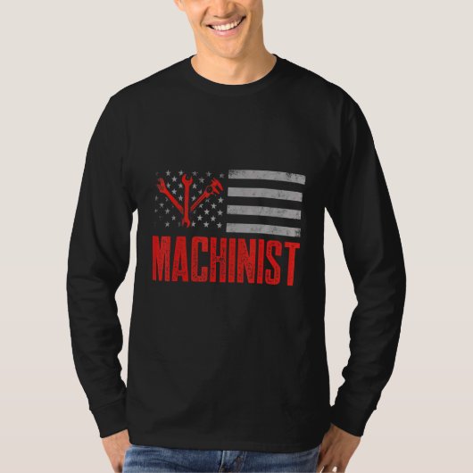 機械加工機操作子機械加工26 Tシャツ (正面)