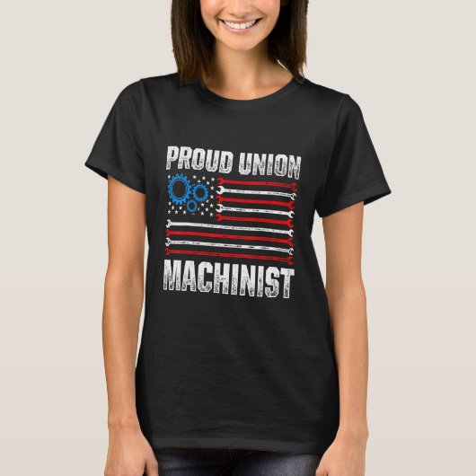機械加工機操作子機械加工43 Tシャツ (正面)