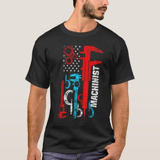 機械加工機操作子機械加工52 Tシャツ (正面)