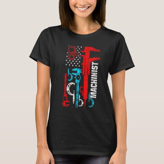 機械加工機操作子機械加工52 Tシャツ (正面)