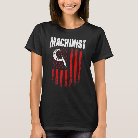 機械加工機操作子機械加工79 Tシャツ (正面)