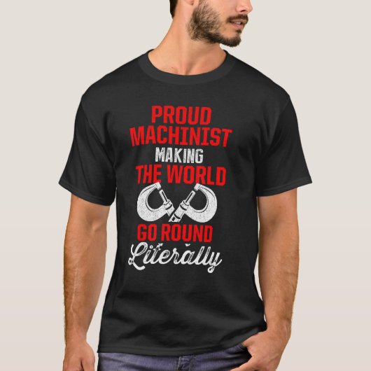 機械加工機操作工具機械加工エントゥシ Tシャツ (正面)