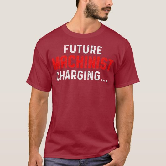 機械加工者の将来の機械加工者の機械加工 Tシャツ (正面)