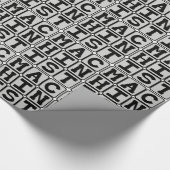 機械加工者、機械操作者 ラッピングペーパー (角)