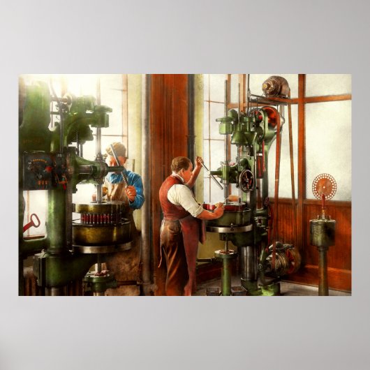 機械加工者 – 精度が1919年に重要な場合 ポスター (正面)