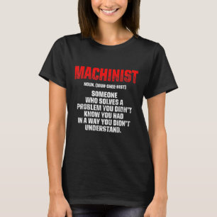 機械加工装置問題マシンオペレータ機械加工8 Tシャツ